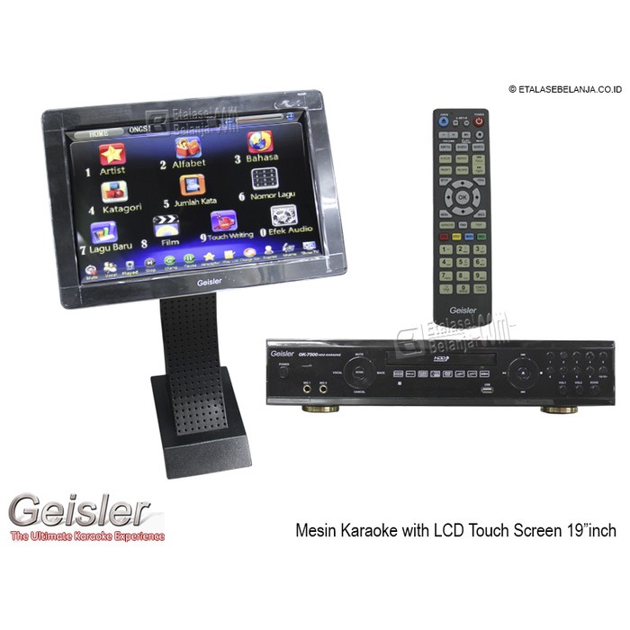 MESIN KARAOKE WITH LCD TOUCHSCREEN 19 INCH
