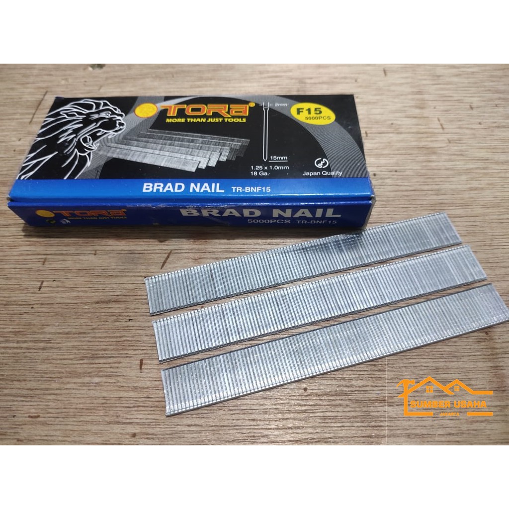 

Isi Paku Tembak F15 BNF15 Brad Finish Nail Air Nailer Refill Staples SUJ