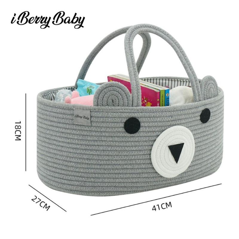 iBerry My Size Caddy Bag / Diaper Bag / Tas Perlengkapan Bayi With Removable Flap