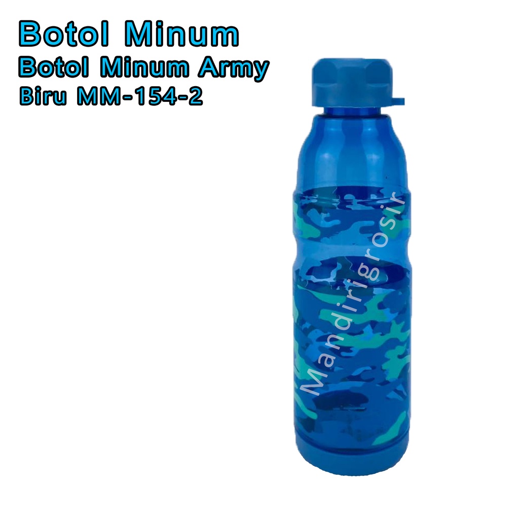 Motif Army Biru MM-154-2 * Botol Minum Plastik * 700 ml*