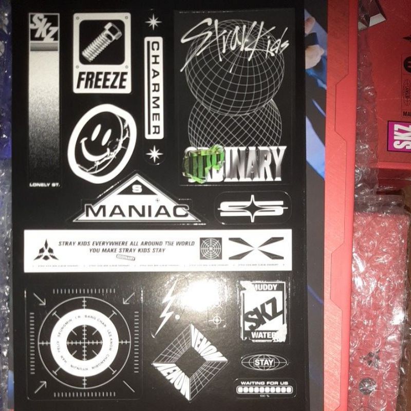 

sticker album straykids oddinary