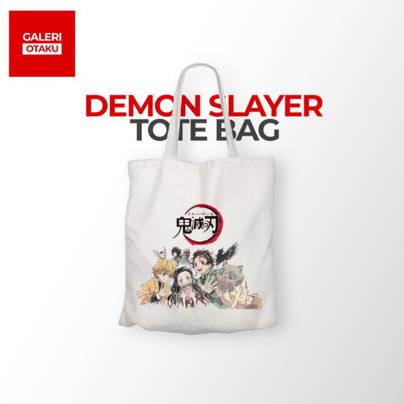 DEMON SLAYER TOTEBAG / KIMETSU NO YAIBA / ANIME / NEZUKO / ZENITSU / TANJIROU / OTAKU