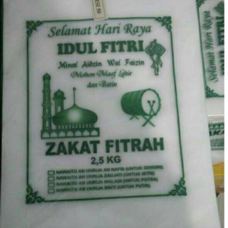 

[KODE IEGGR] PLASTIK BERAS ZAKAT FITRAH / LEBARAN IDUL FITRI. READY STOK