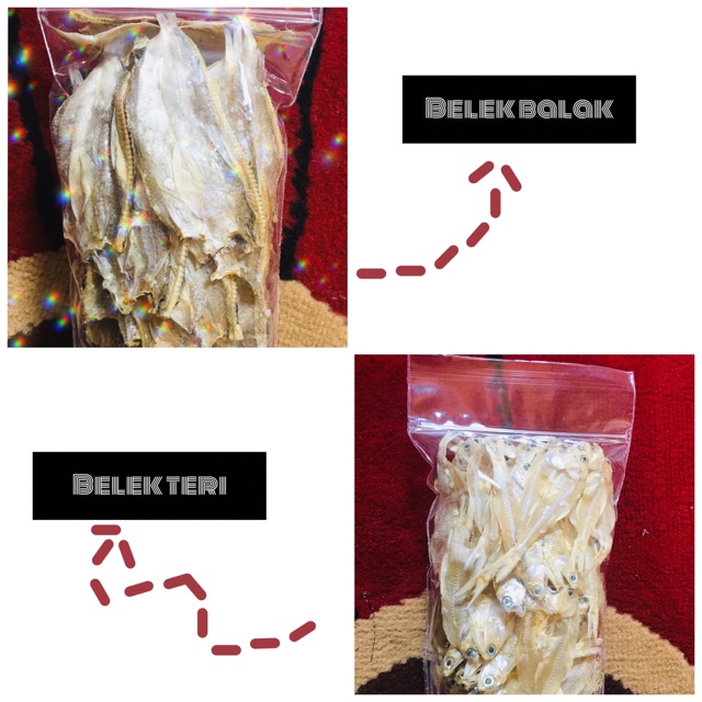 

Ikan asin balak dan Teri