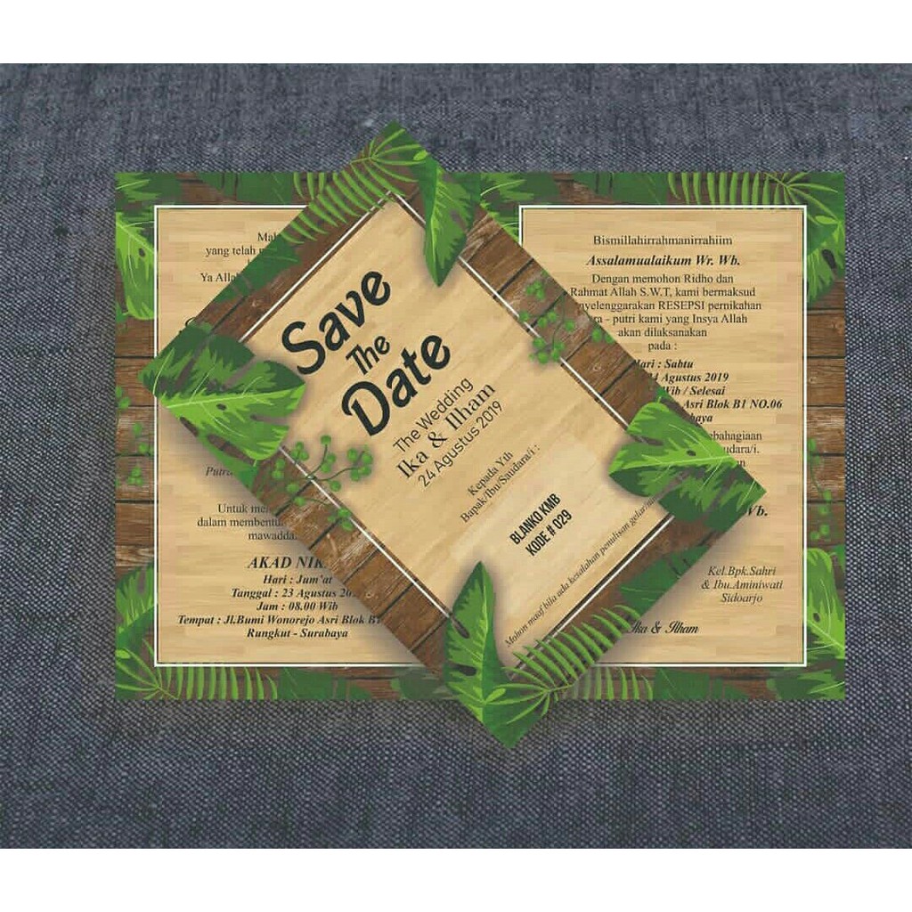 BLANGKO UNDANGAN KMB 29 (FREE FILE SETTING COREL SETELAH ORDER KATALOG)