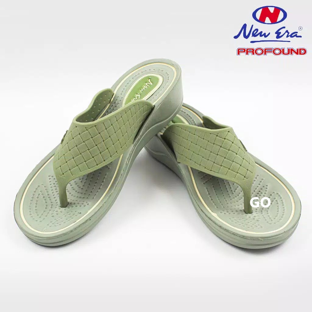 gos NEW ERA LB E-70171 Sandal Japit Wanita Sandal Wedgest Berkualitas