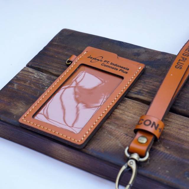 

Gantungan id card holder basic warna tan ch