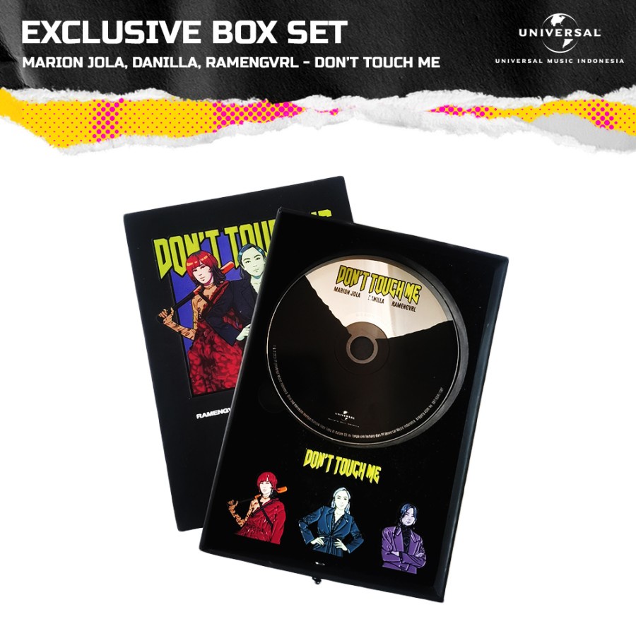 Universal Music Indonesia - Exclusive box set Marion Jola, Danilla, Ramengvrl &quot;Don't Touch Me&quot;