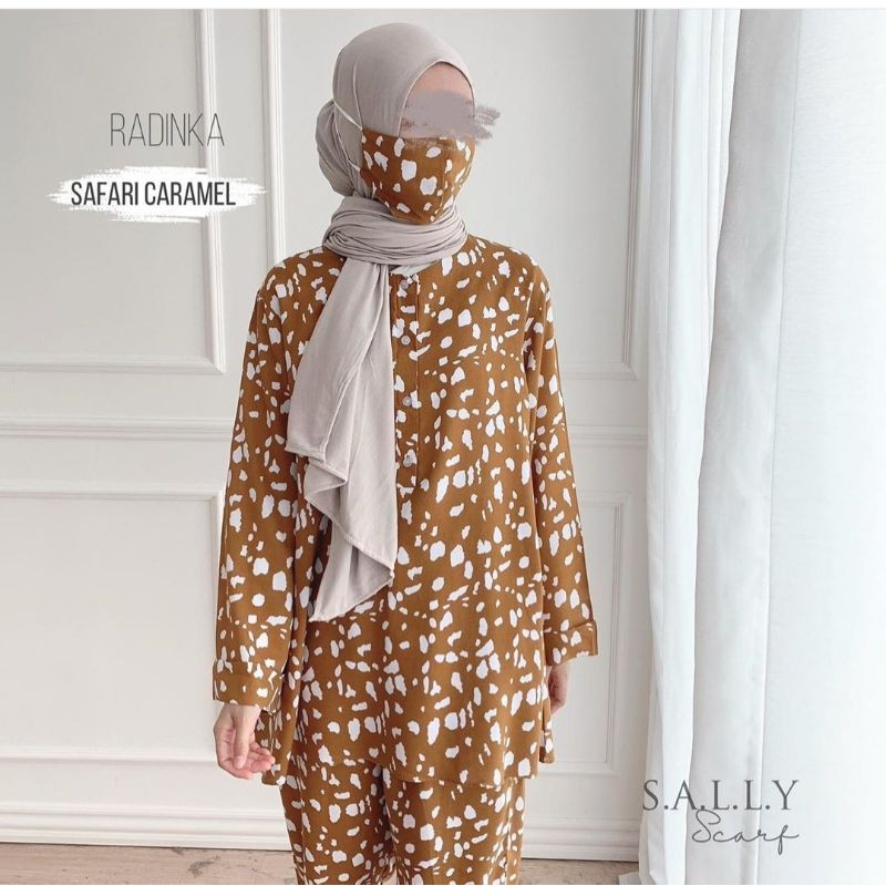 Piyama set Radinka Rayon Premium, One Set Premium by Sally Scarf free mask