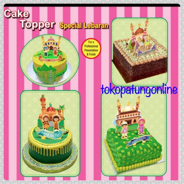 Topper Kue Lebaran Fb01