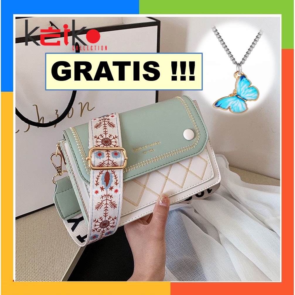 GRATIS KALUNG !!! TAS SELEMPANG WANITA IMPORT KUALITAS BAGUS