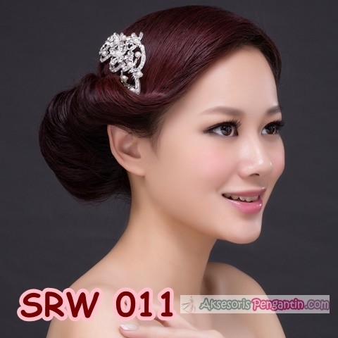 [READY STOCK] SIRKAM PESTA AKSESORIS PERNIKAHAN PENGANTIN SILVER SRW011