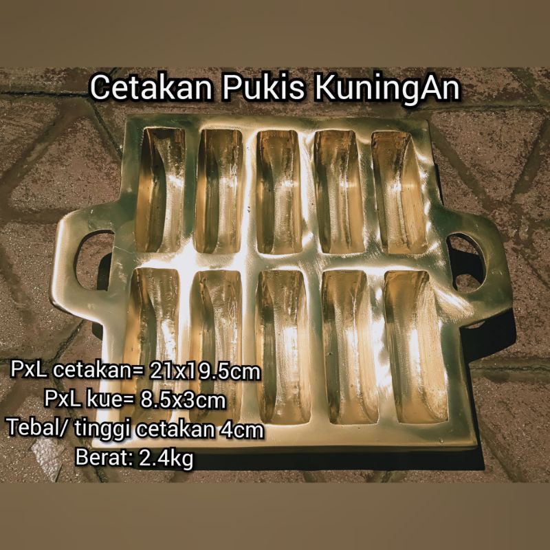 Cetakan pukis Kuningan cetakan kukis kuningan