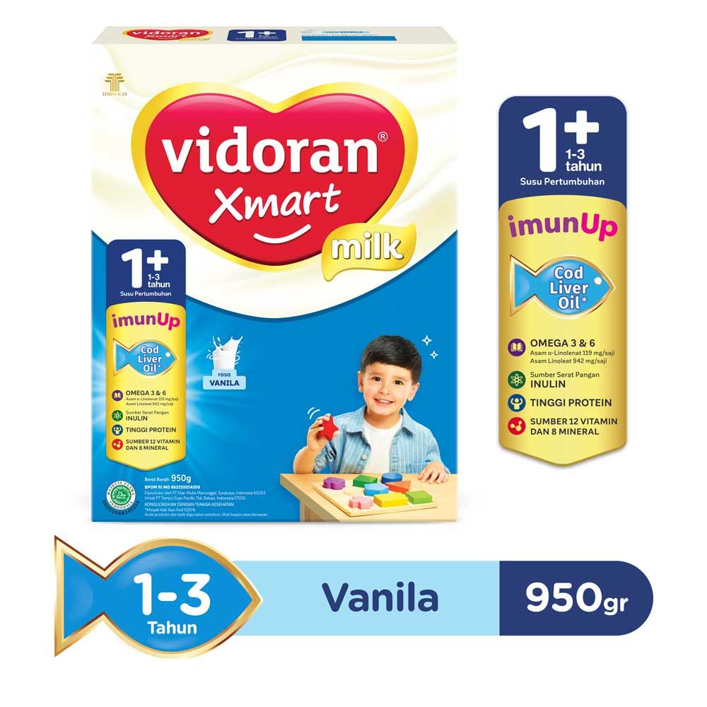 

VIDORAN XMART 1+ VANILA 950G