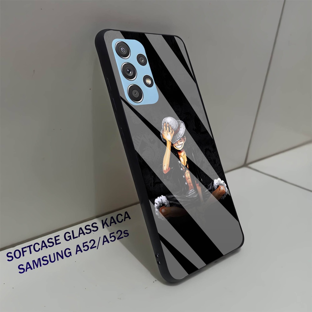 Softcase Glass Kaca SAMSUNG A52- Case Hp Pelindung Handphone SAMSUNG A52s [ A20]