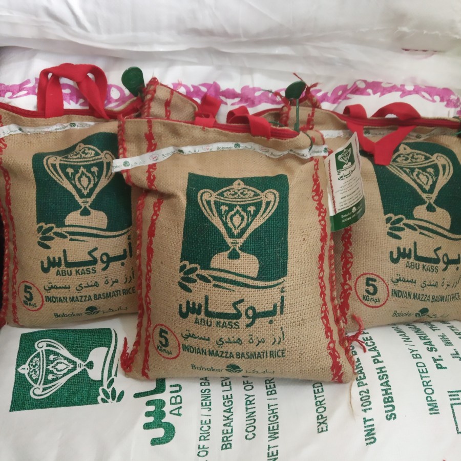 

promo ! beras basmati Abukas / moafaq / abuya / shukriya 29 ribuan per kg nasi Basmati Abukas /moafaq/abuya/shukriya basmati rice / Makanan Diet Abukas/moafaq/abuya/shukriya 5 kg / Beras Basmati Abukass / Abu Kass 5kg 10kg Basmati India Original