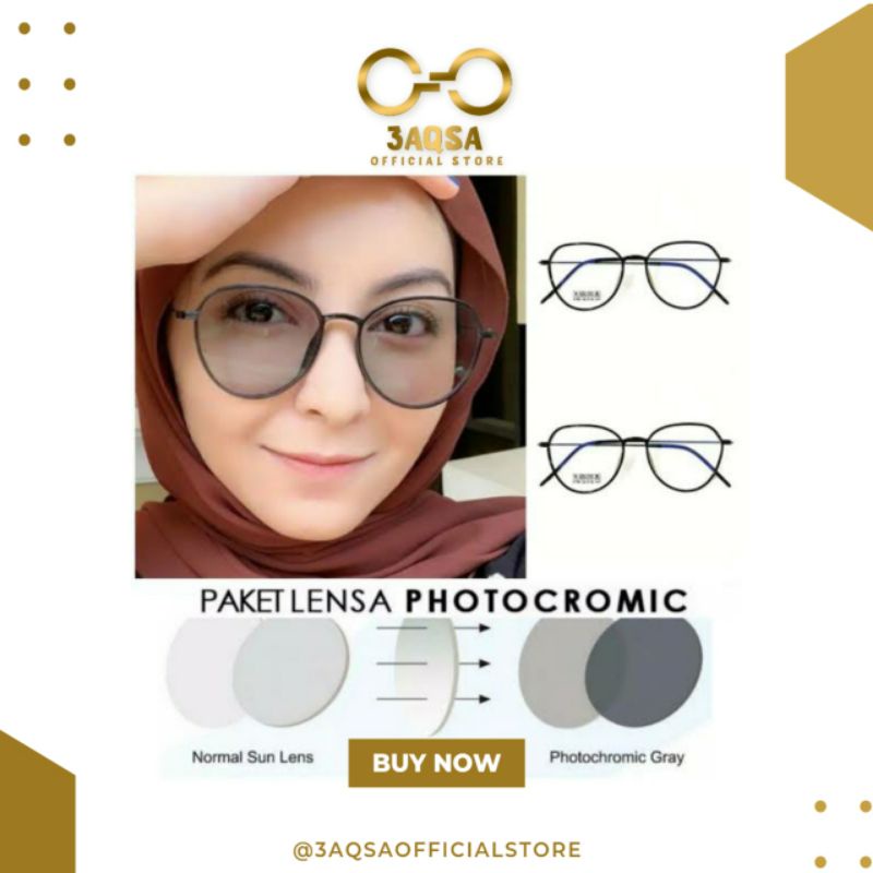Frame Kacamata Korea 2190 Gratis Lensa Minusa Photocromic Antiradiasi Blueray Bluecromic Kecamata Wa
