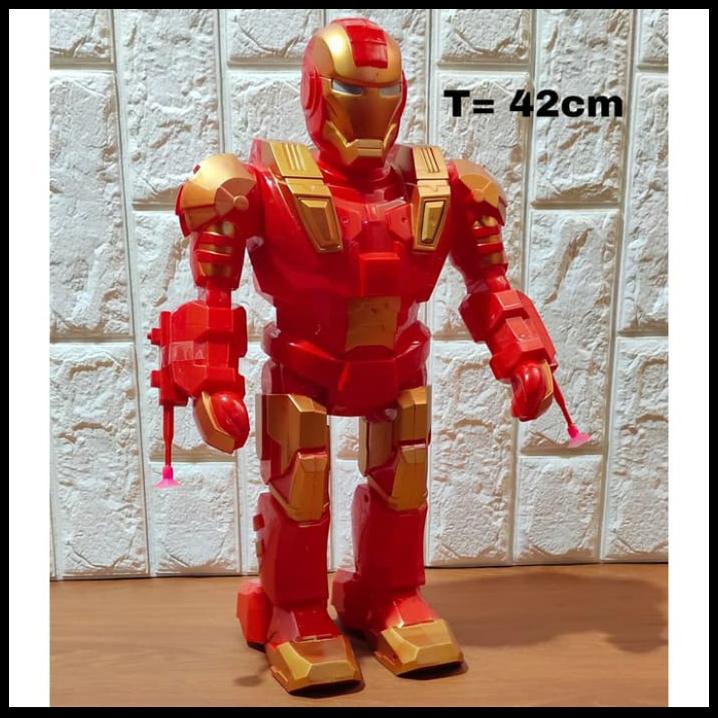 Mainan Anak Robot Iron Man Avengers Marvel Ukuran Besar