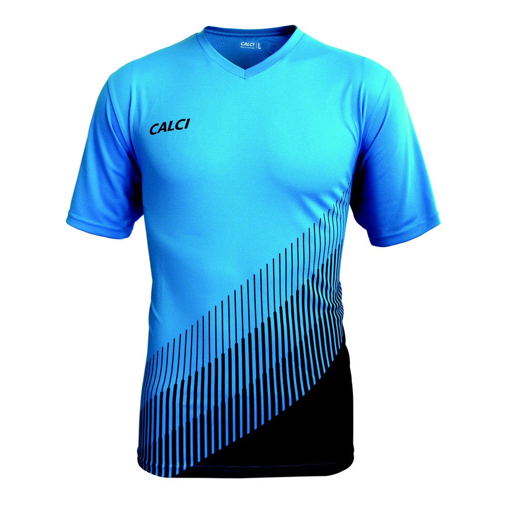 Calci Baju Ergo Jersey - Blue Atol Black