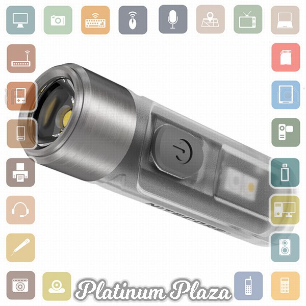 Nitecore TIKI Mini Senter LED OSRAM P8 300 Lumens - Black`3GDDT4-