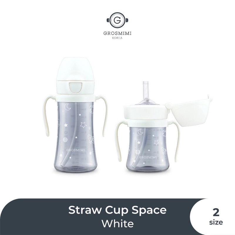 Grosmimi Straw Cup PPSU Ocean &amp; Space 200ml / 300ml