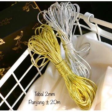 

Tali Karet Elastis untuk Hangtag, Kotak, Toples, Hiasan kado best seller