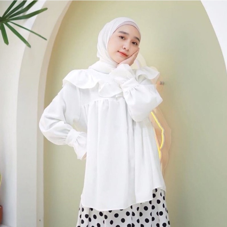 BEFAST - ZEC OOTD Wanita Blus ATICA / Anggi Blouse / Blouse Wanita / Blouse Wanita Hijab