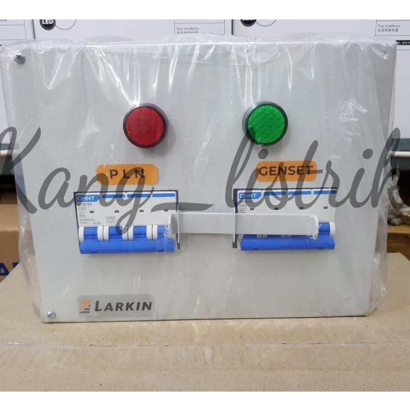 Panel Interlock Switch PLN - Genset CHINT 4P OHM Saklar Switch Handle / Interlock Panel Chint / Larkin 4Phase 63A / Handle Genset / Ohm Saklar