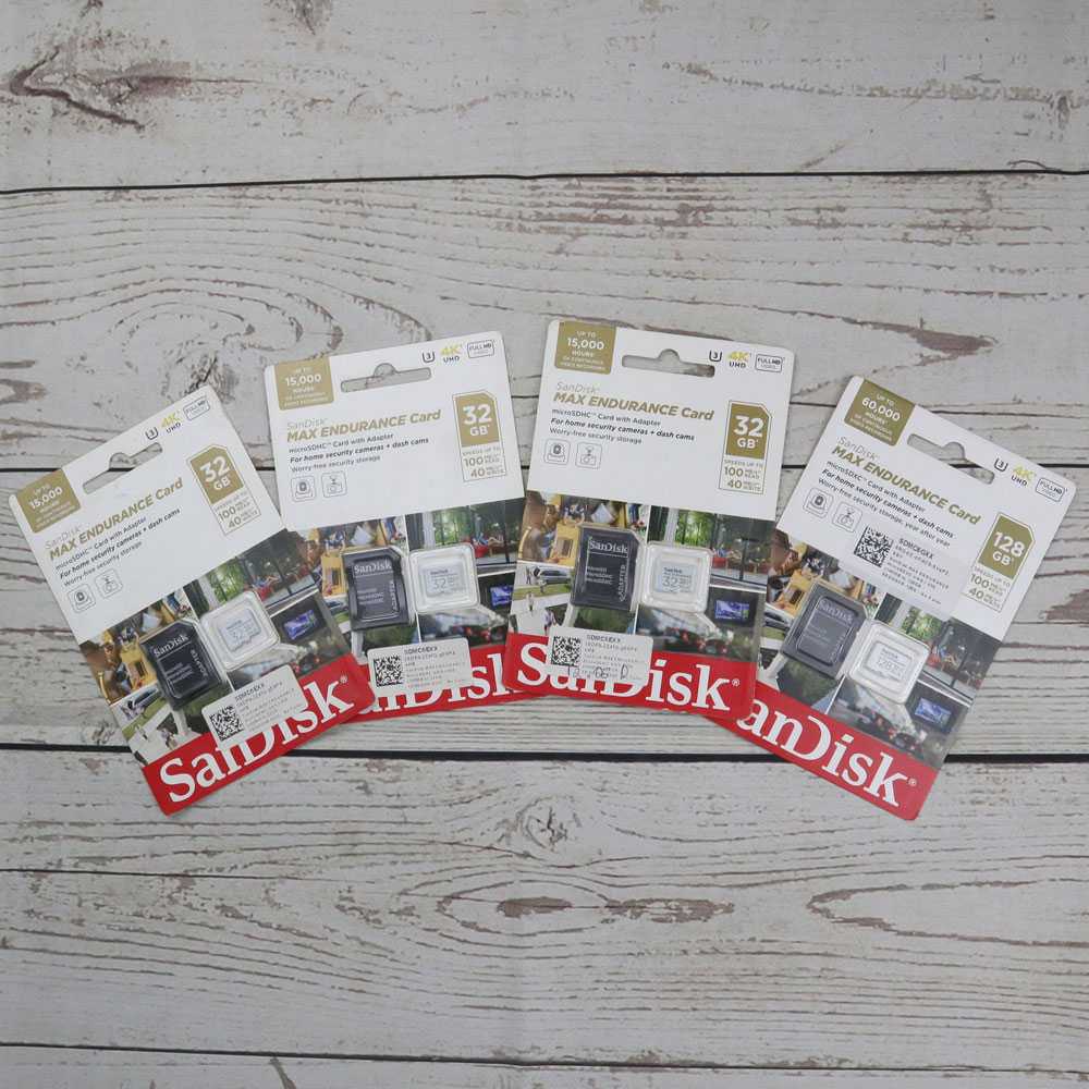 IDN TECH - SanDisk MAX ENDURANCE MicroSD UHS-I V30 (100MB/s) - SDSQQVR