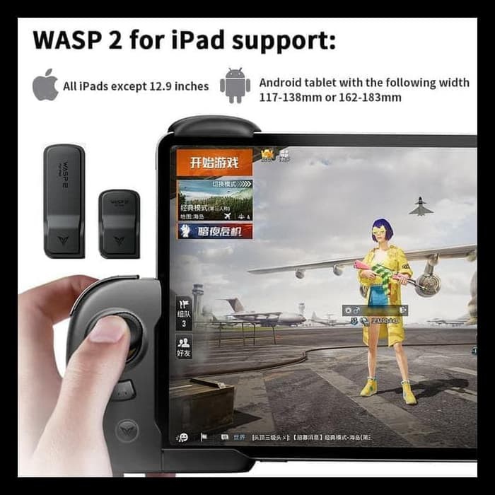 Flydigi Wasp 2 PAD Mobile Game Controller for iPad/Android/Tablet, Support IOS 1 3.4 at Rzoneshop