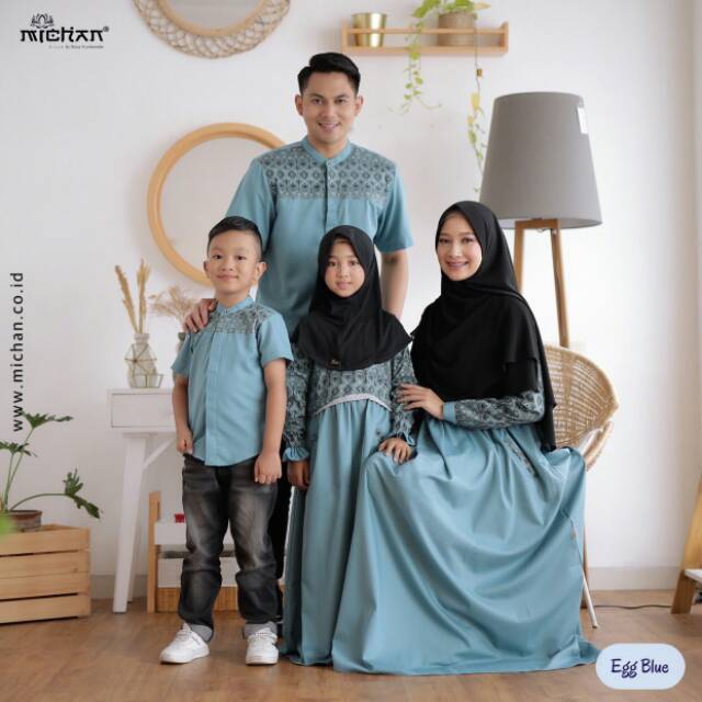 HELLO COUPLE SARIMBIT BY MICHAN Gamis Koko Couple Keluarga