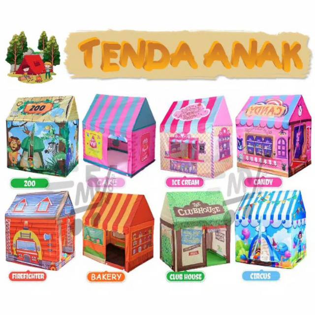 TENDA MAINAN ANAK TENDA ICE CREAM ES | Shopee Indonesia