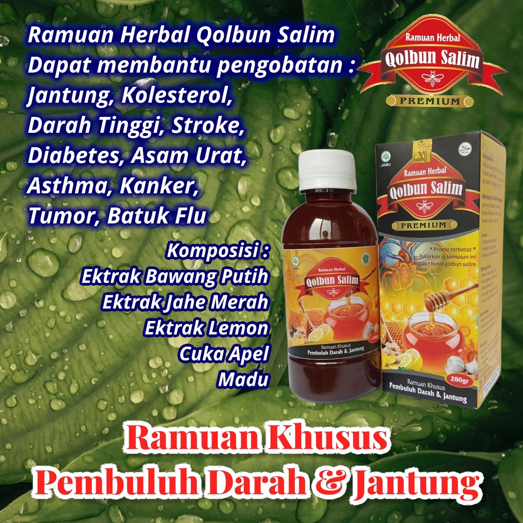 MADU QOLBUN SALIM PREMIUM,SPECIALIS PEMBULUH DARAH DAN JANTUNG