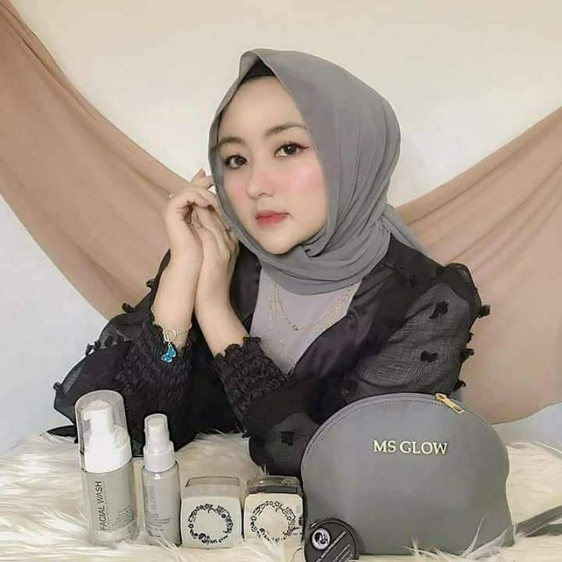 PAKET MS GLOW BEAUTY. SKINCARE HALAL MUI, BPOM, 100% ORIGINAL. TERLARIS, MS GLOW LAMPUNG