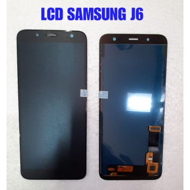 Layar LCD TS Touchscreen Fullset Samsung J6 J600 AAA CONTRAS FULL DISPLAY GOLD