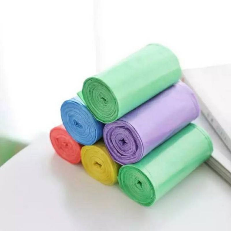 READY Kantong Plastik Roll / Kantong Sampah Gulung / Trash Bag Roll UKURAN 45 X 50cm isi 20 pcs