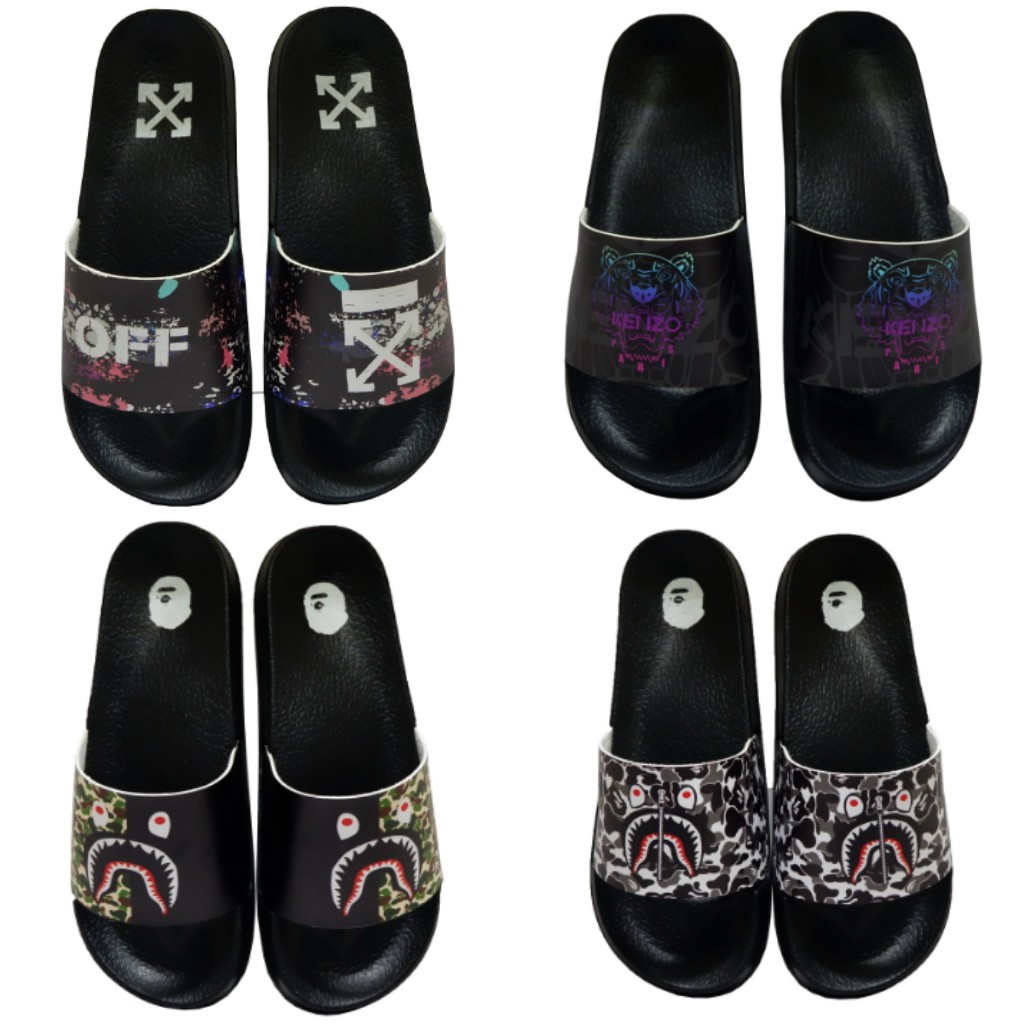 Ukuran 39-46 Sandal Pria Korea Fashion Ulzzang Sandalhitam Roma Musim Panas Kasual Nyaman Sandalpria