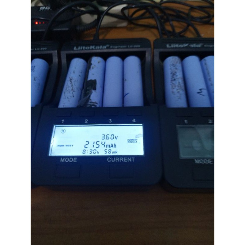 Baterai 18650 samsung bekas laptop