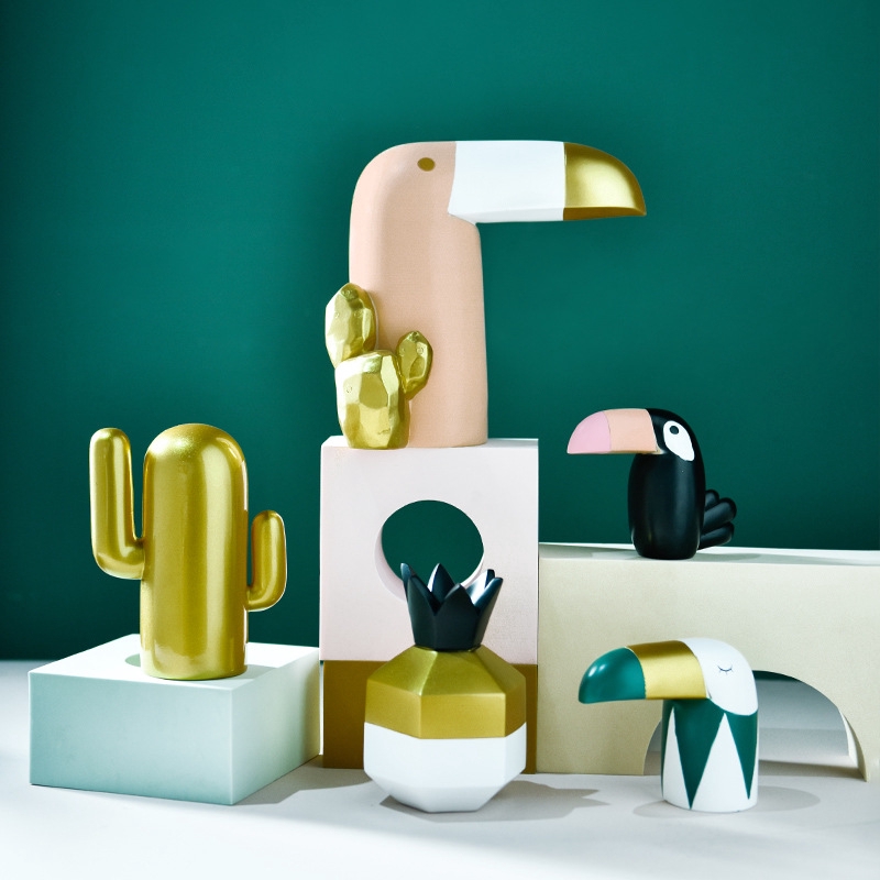 Aksesoris Rumah kreatif Kartun Toucan Dekorasi  Ruang  Tamu  