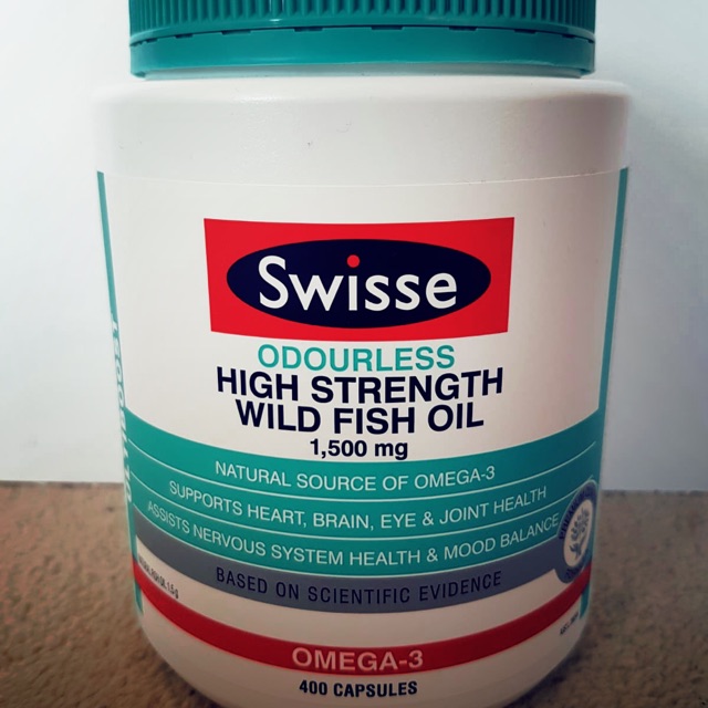 Swisse high strength wild fish oil 1500mg | Shopee Indonesia