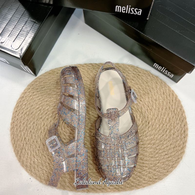 Sepatu Melissa possesion brown glitter/sepatu sandal melissa/sepatu jelly melissa/sepatu Melissa