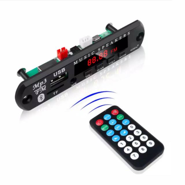 Modul Board Decoder MP3 WMA 12V Wireless Bluetooth