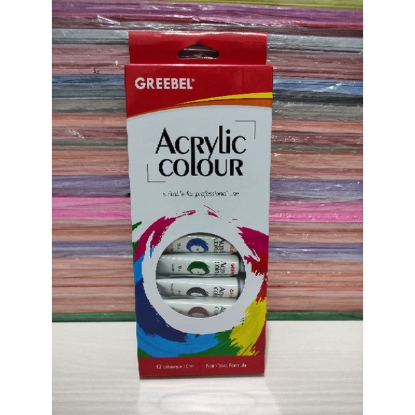 

Acrylic greebel 12colours x 10ml