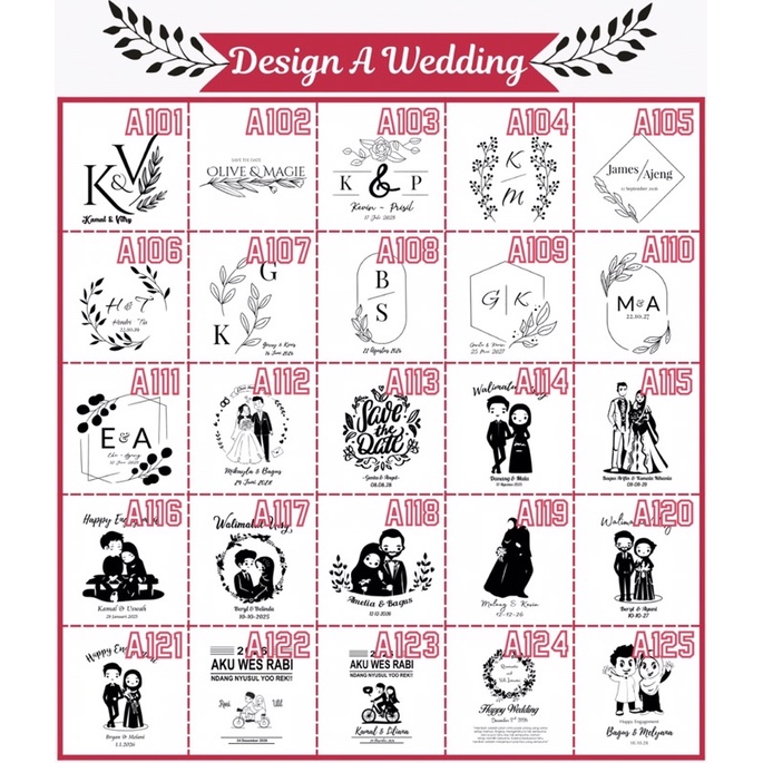 Souvenir wedding/Viebeeshop(Flat 20x25 INCLUDE PACKING)