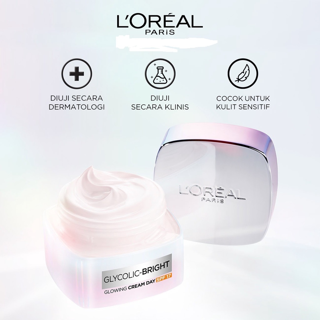 LOREAL PARIS GLYCOLIC BRIGHT DAY CREAM 50ML