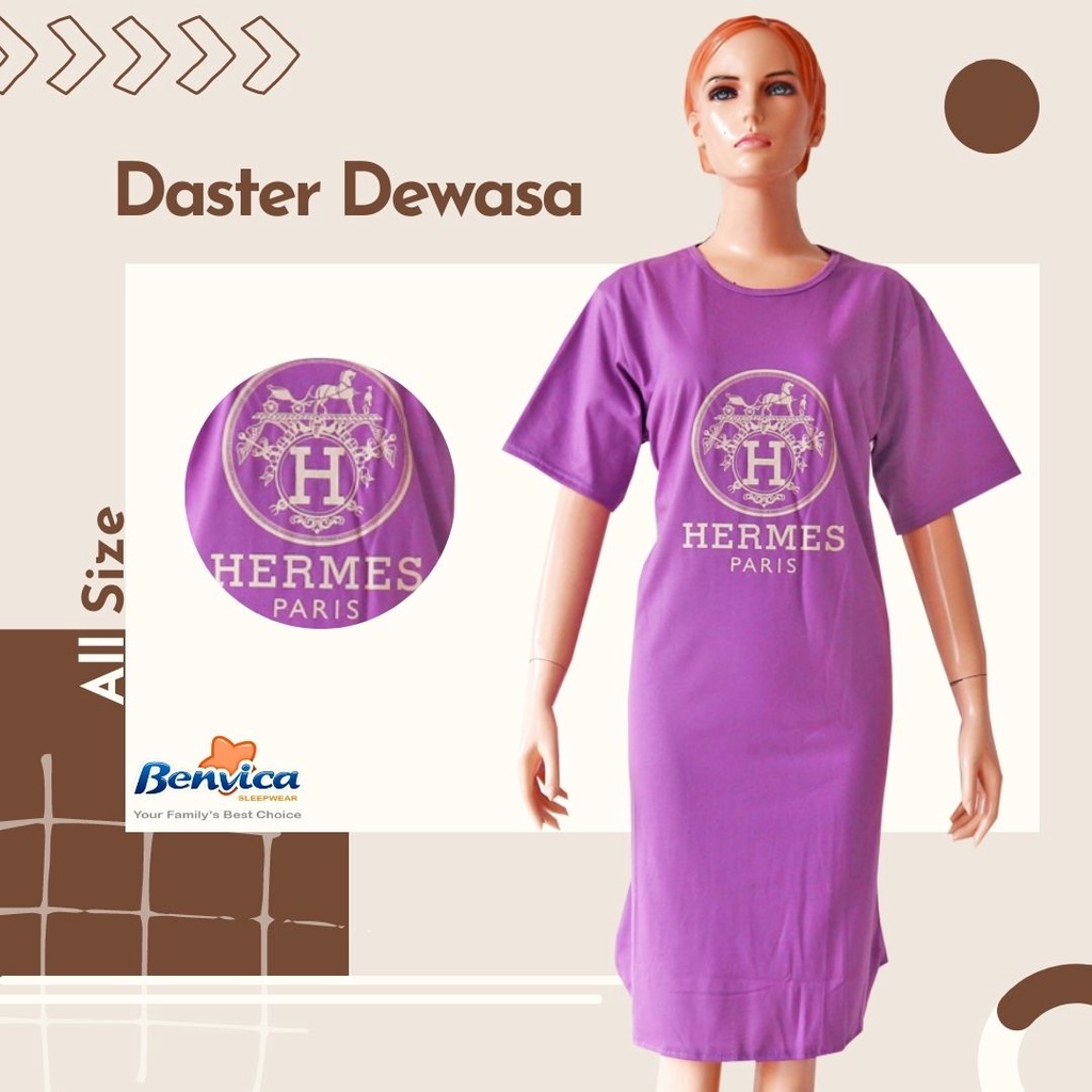 BAJU TIDUR DASTER DEWASA GINA SECRET