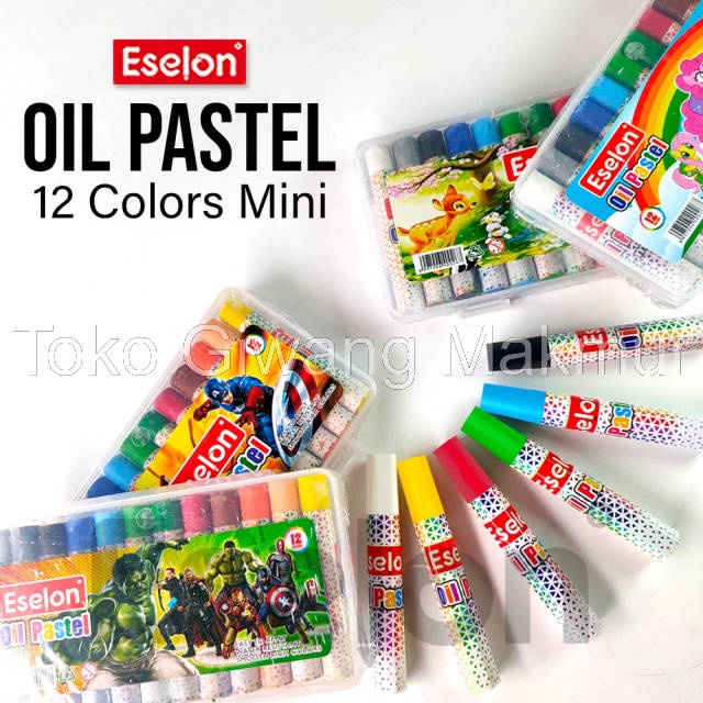 

Crayon MINI ESELON 12warna / Oil Pastel / Crayon Eselon 12 colors