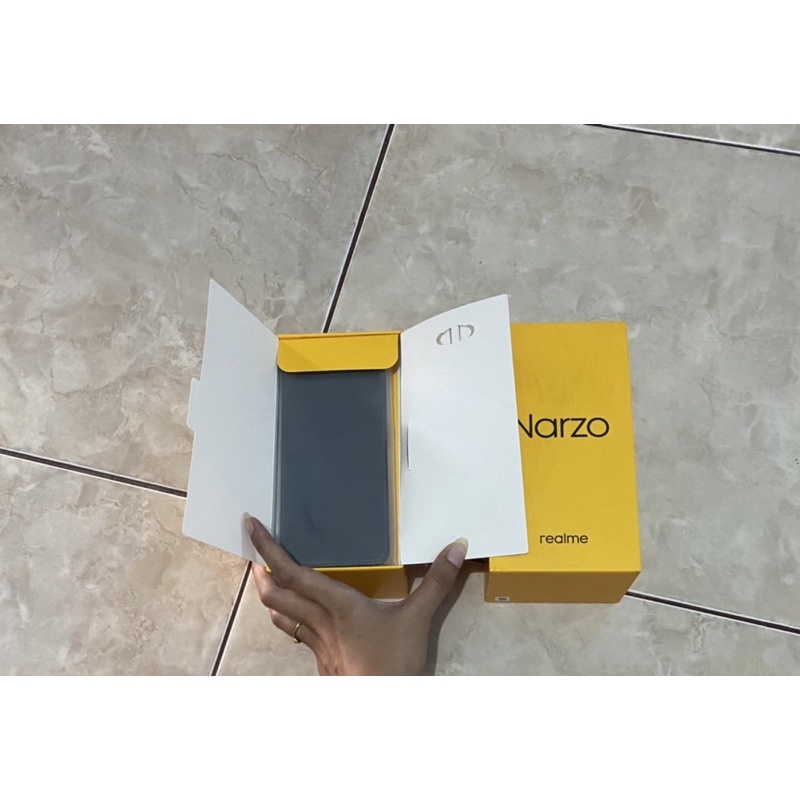 HP REALME NARZO RMX2002 WHITE 4/128 SECOND ORI