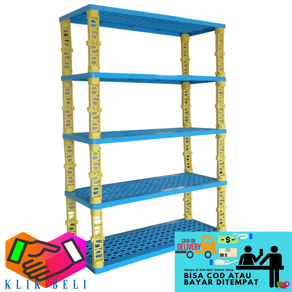 Rak Sepatu 3 / 4 / 5 Susun Tingkat Lipat EASE Trendy Multifungsi Shoe Rack