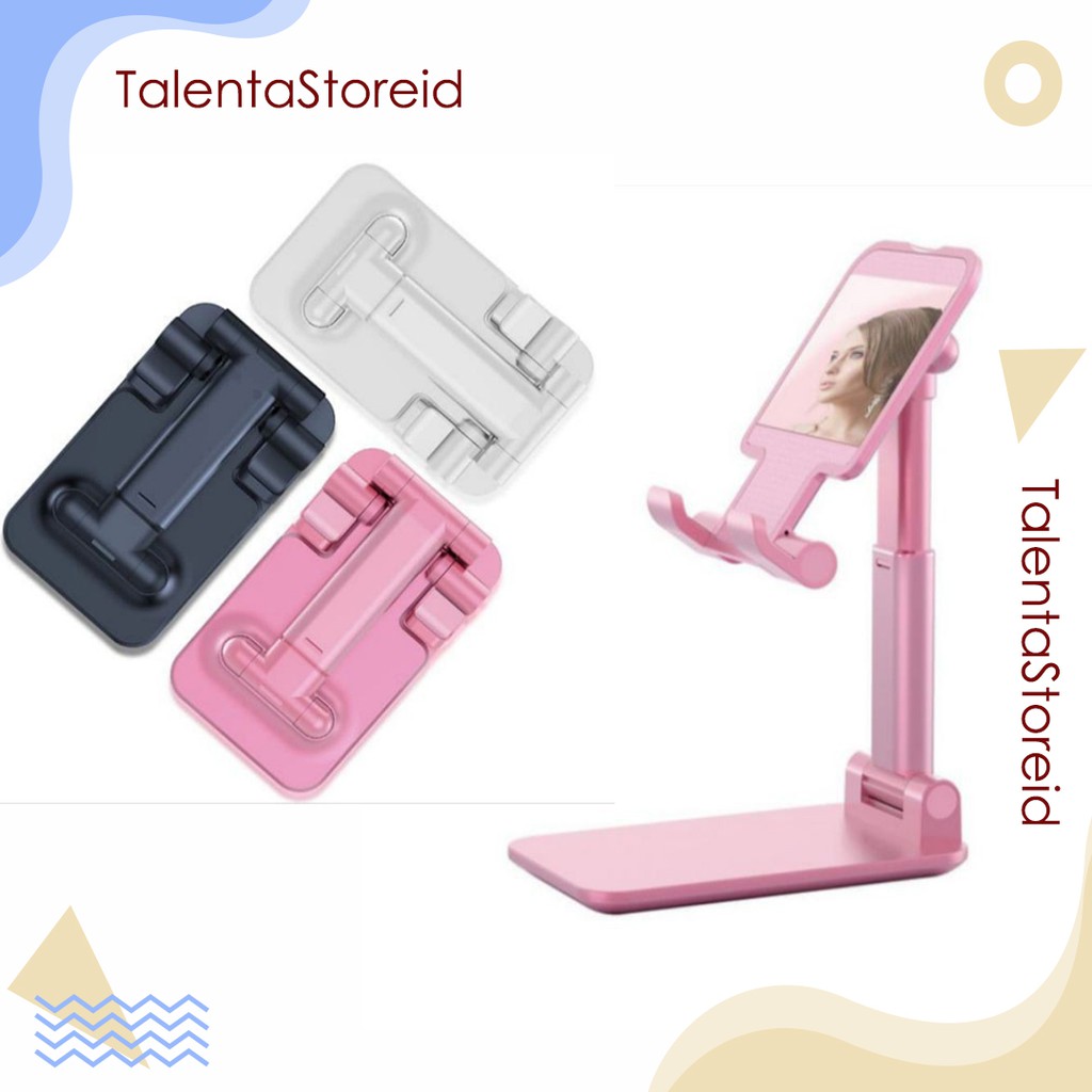 Folding Stand Holder Lipat Holder Lipat Handphone Meja Stand Holder Universal